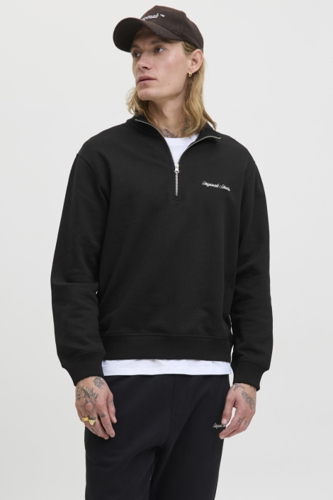 Jack & Jones jornorrebro emb sweat high neck sn